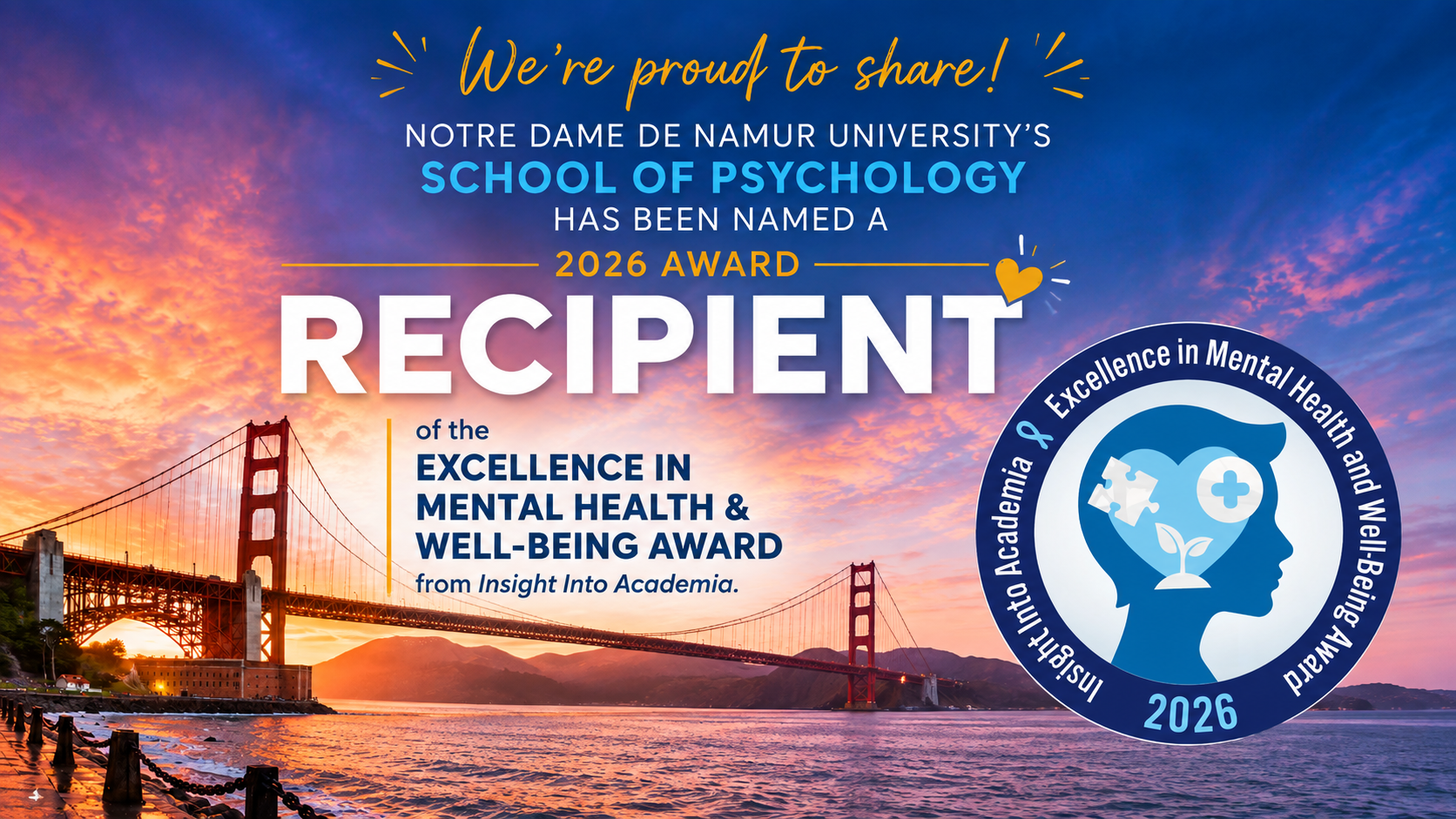 Excellence in Mental Health & Well-Being